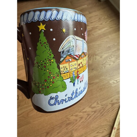 2018 Milwaukee German Christkindl Market Mug Cup Ceramic Collectible Christmas - Picture 2 of 10